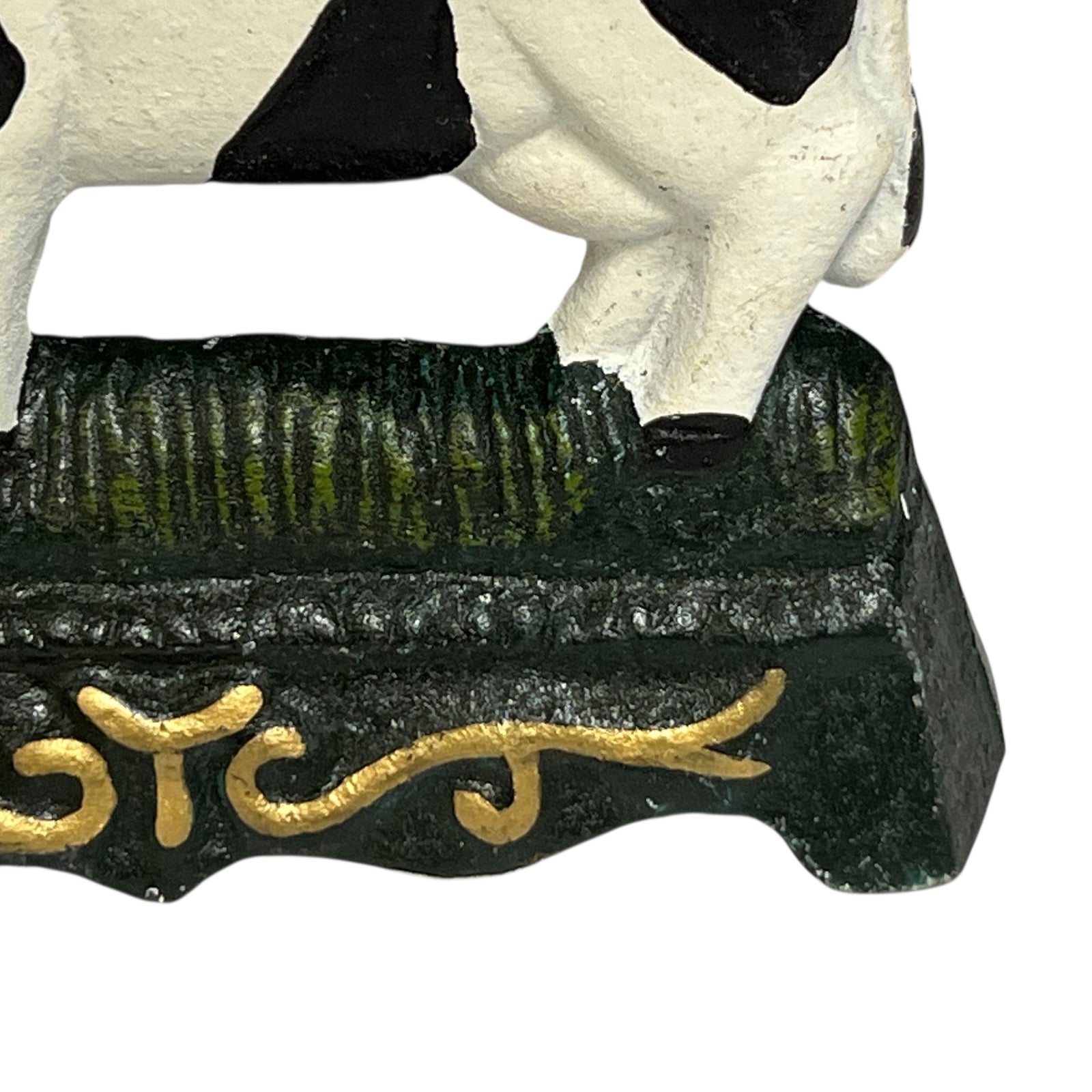 close up of doorstop