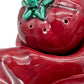 French Vallauris pottery cruet set in the shape of a tomato for sale 