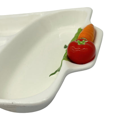 image French ceramic vegetable platter