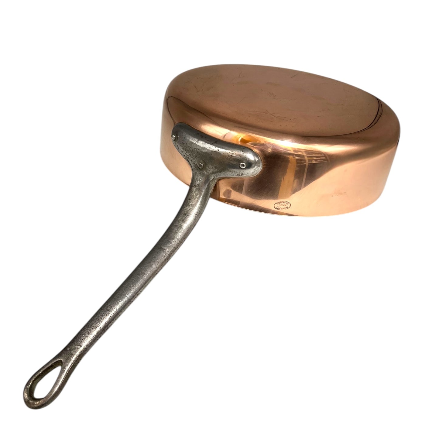 French Copper Frying Pan, 2.5mm Havard Copper Pot, Stainless Steel Lining