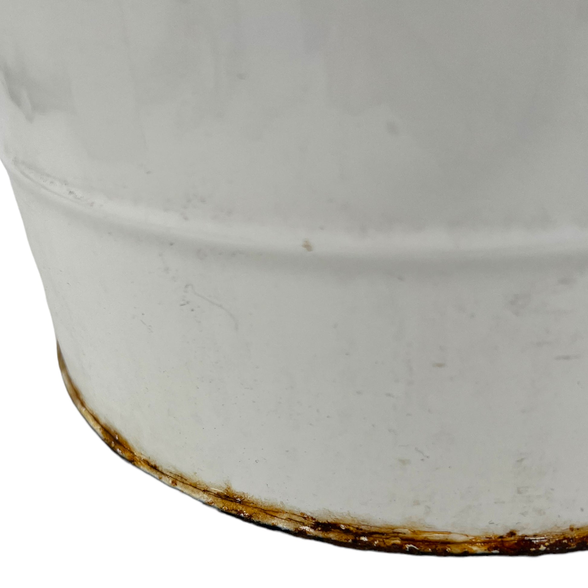 image 5 French vintage enamel lidded bucket