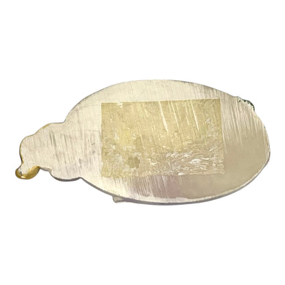 back of a kitchen door sign with a cat decoration on a white background 