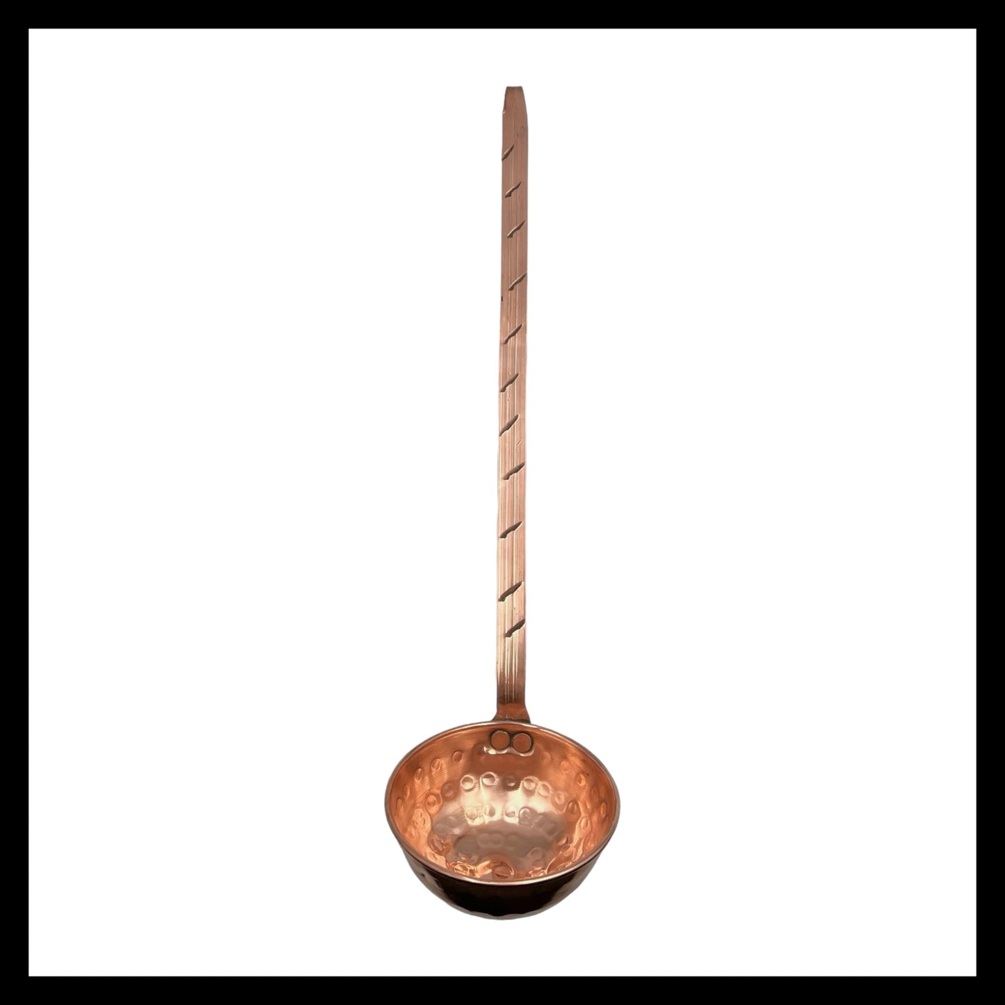 French  vintage copper kitchen ladle for sale by All Things French Store