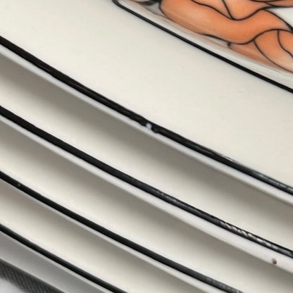 Set of 6 Vintage Goebel Oeslauer Sectioned Plates – West German Ceramics