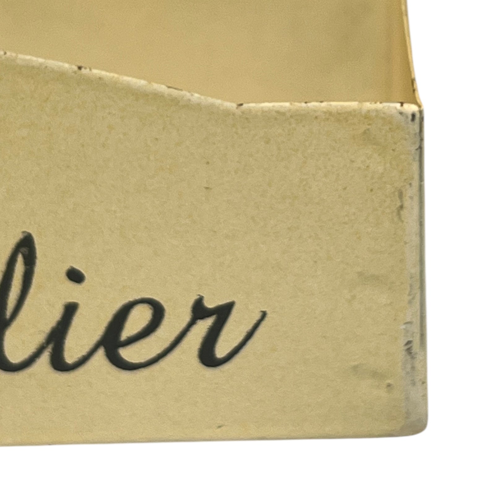 corner of shopping list board