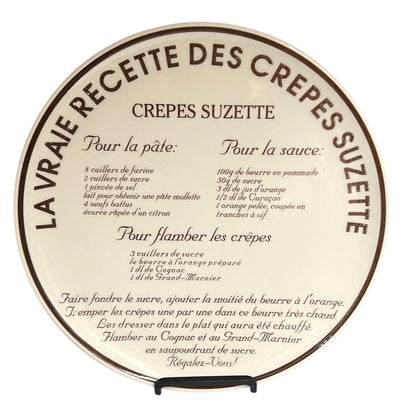 Crepe Suzette Plate 