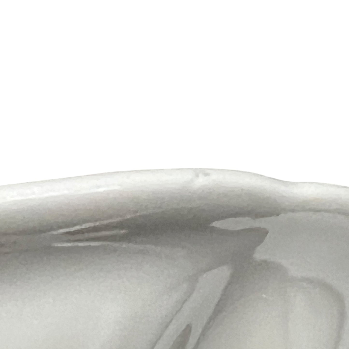 close up of asparagus serving set on a white background 