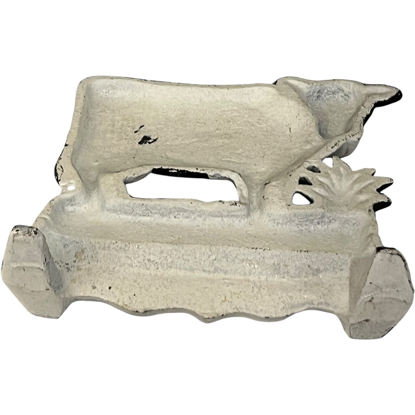 French Cast Iron Cow Door Stop – Shabby Chic Farmhouse Door Wedge Doorstop