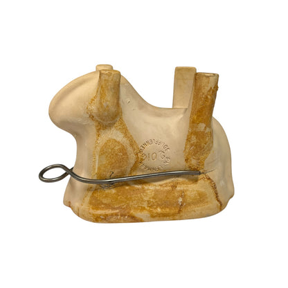Vintage French Easter Lamb Cake Mould – Poterie Lehmann Alsace Ceramic Lamala with Recipe