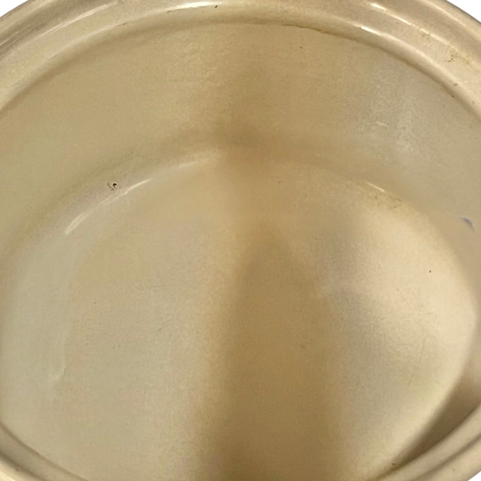 inside of Le Creuset cocotte