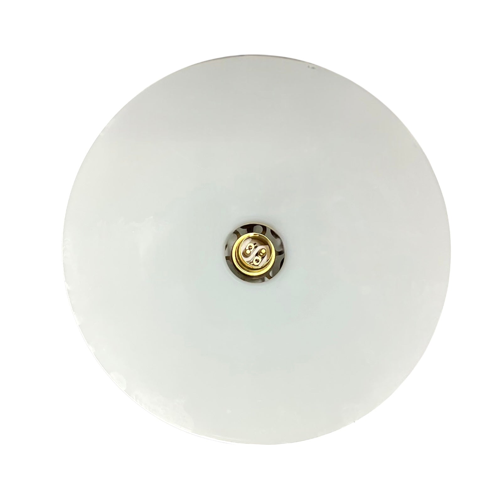 inside view of glass lightshade