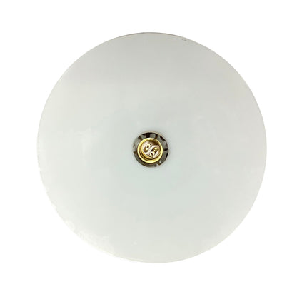 inside view of glass lightshade