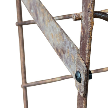 close up detail image of wine rack