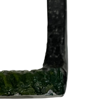 Close up of toilet roll holder with a goose design on a white background