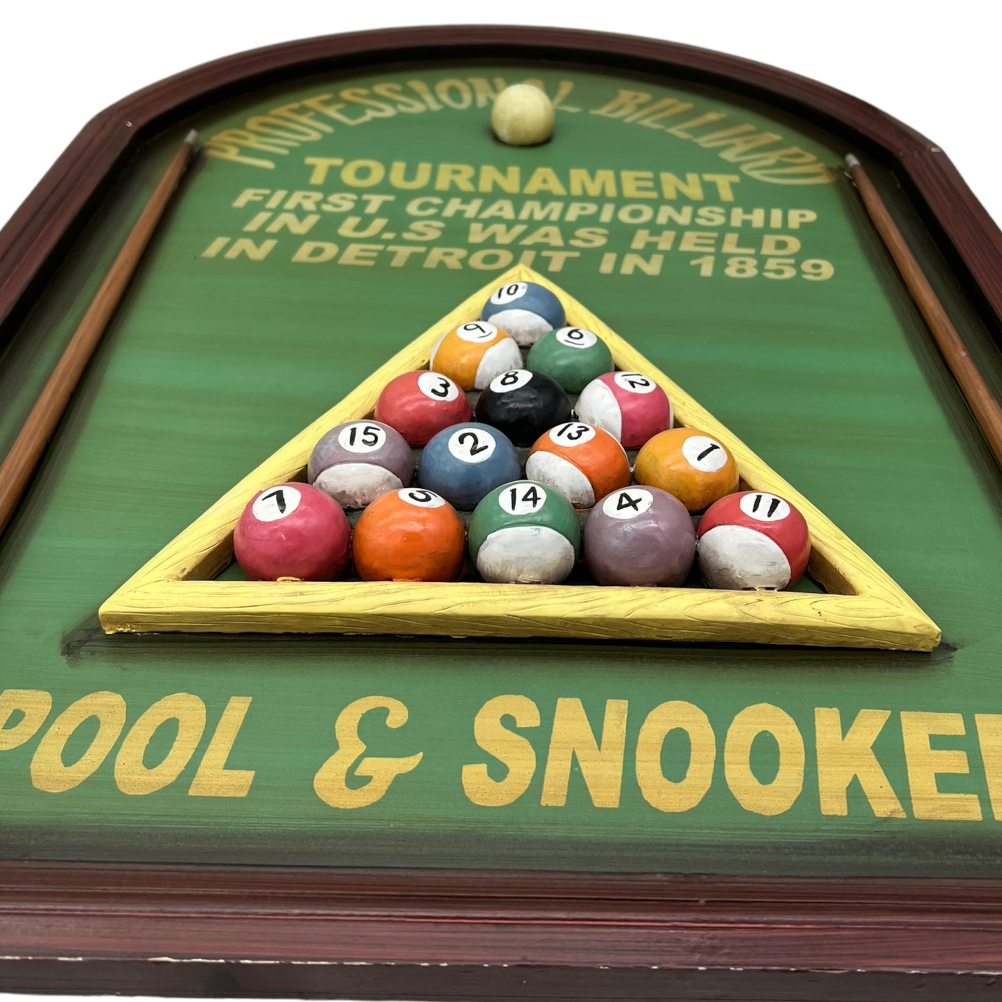 image 17 large billiard snooker wooden 3d sign for mancave 