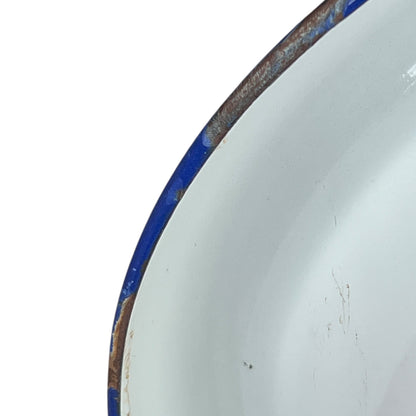 close up view of vintage baby bath