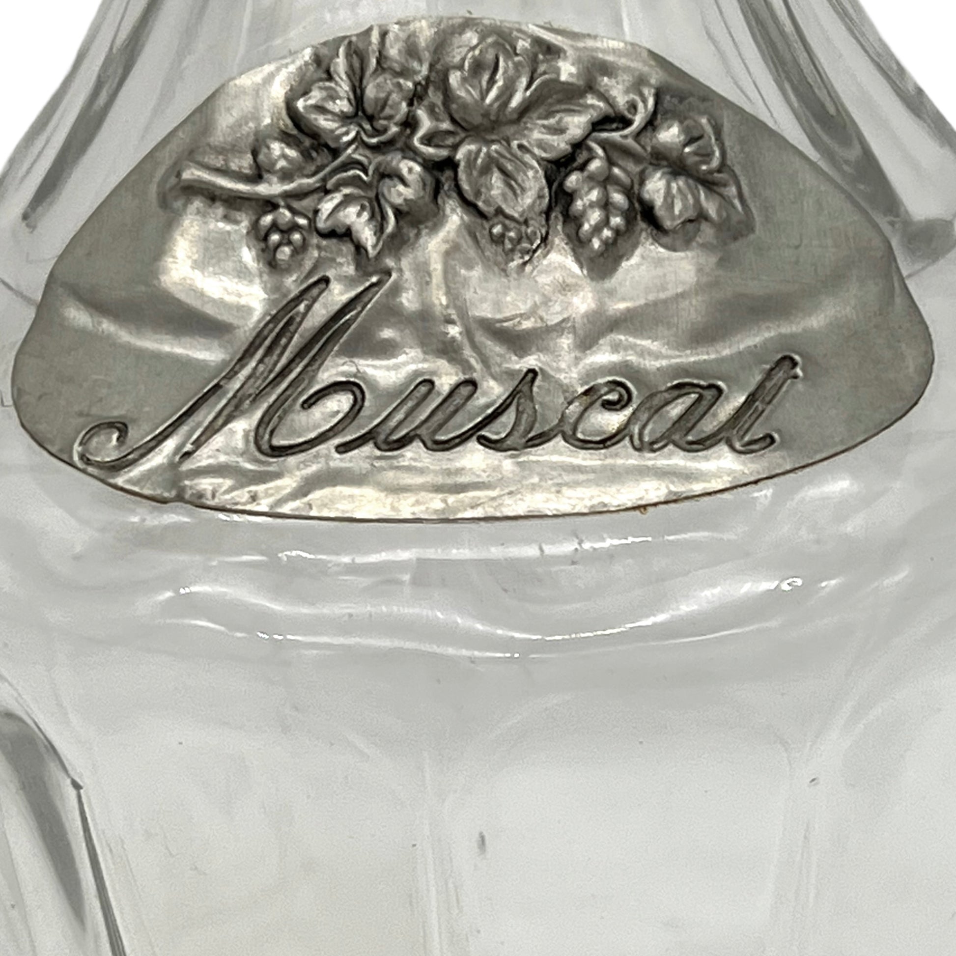 image 4 French decanter bottle with Muscat label