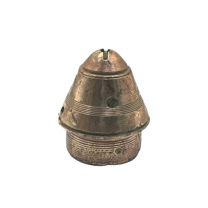 WW1 Brass Artillery Fuse - great as a Paperweight, Battlefield Find