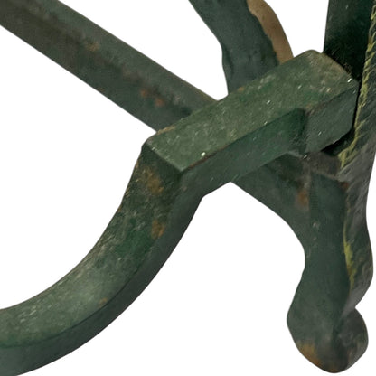 French Vintage Cast Iron Wine Bottle Rack Stand | Holds 12 Bottles | Grape Decor