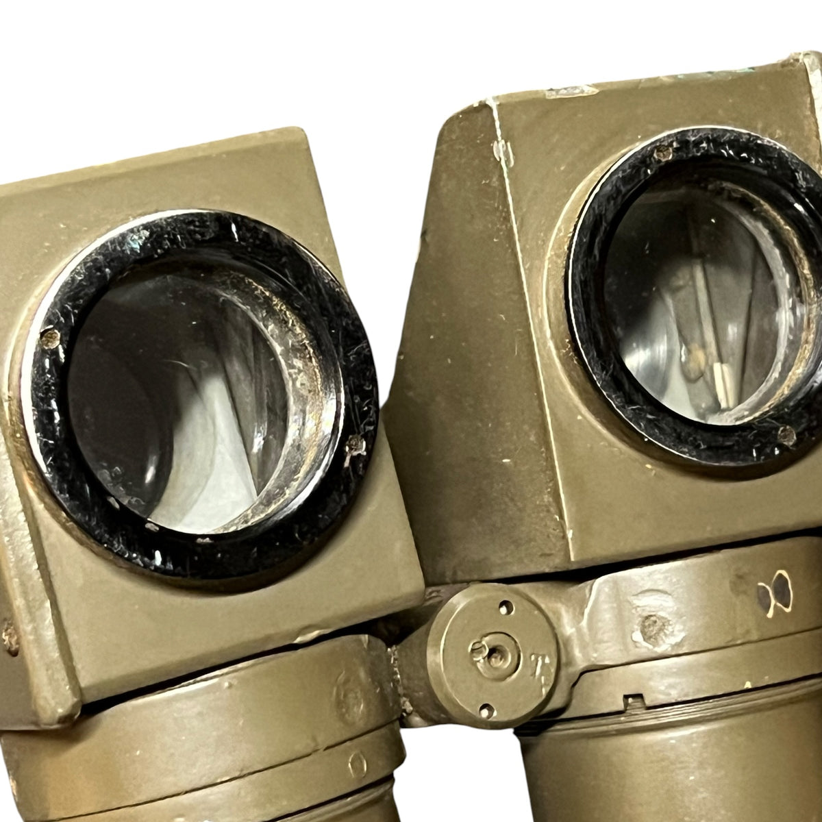 WWII Huet Paris 8x24 H/6400 Mle 1936 Military Trench Periscope Binoculars & Case