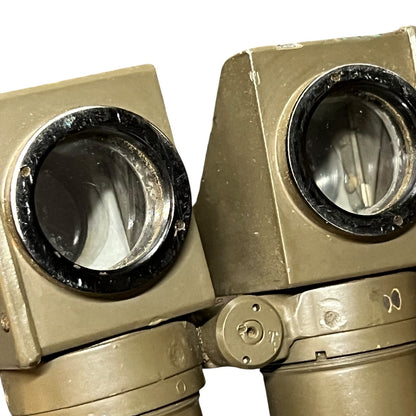 WWII Huet Paris 8x24 H/6400 Mle 1936 Military Trench Periscope Binoculars & Case