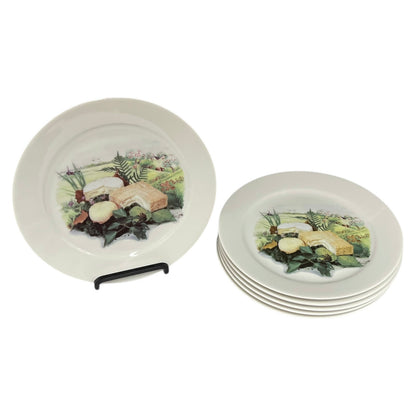 set of 5 French cheese plates