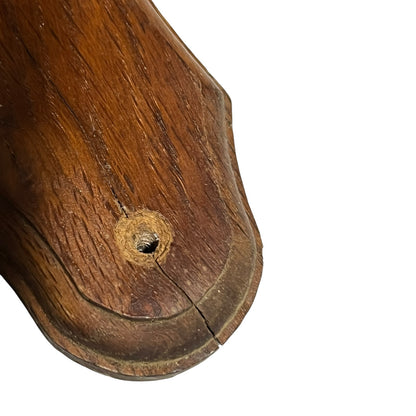 Vintage French Deer Hoof Taxidermy Coat Hooks | Rustic Hunting Wall Hooks