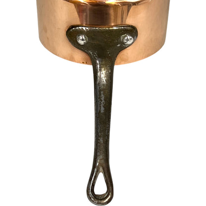 Small French Copper Pan, 10cm Vintage Copper Pot ideal as a side dish pot for sale