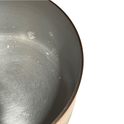 Vintage French Copper Saucepan Set of 4 | 2mm Thick | Aluminium Lined Cast Iron Handles