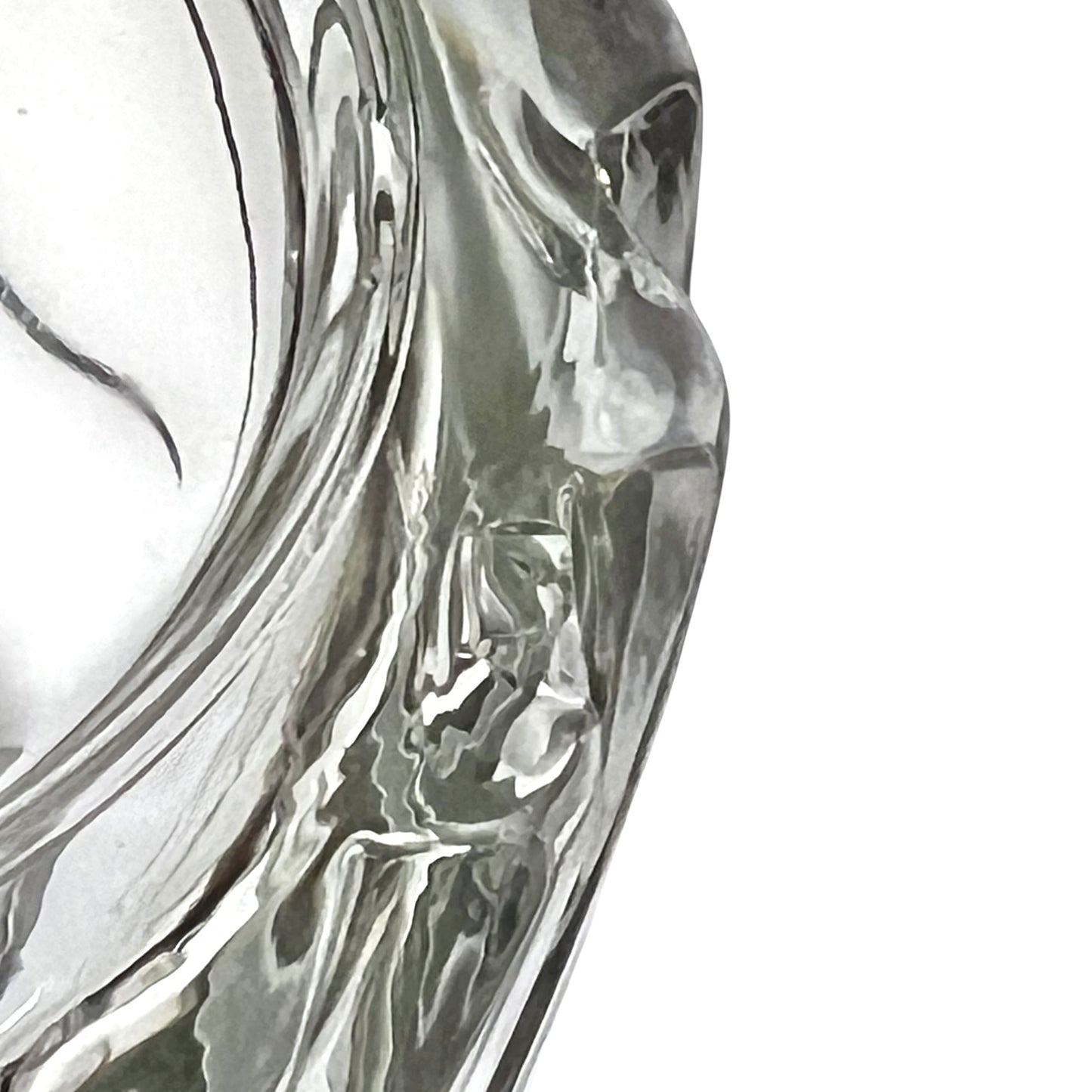 Vintage 1960s French Glass Ice Bucket – Mid Century Retro Barware Ice Pot