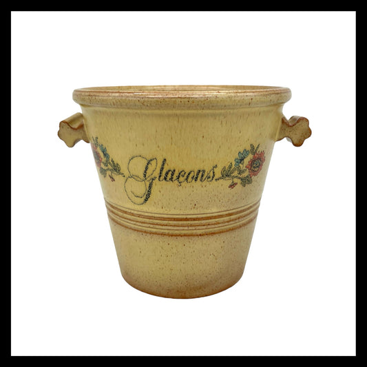 image French stoneware ice cube bucket sold by All Things French Store 
