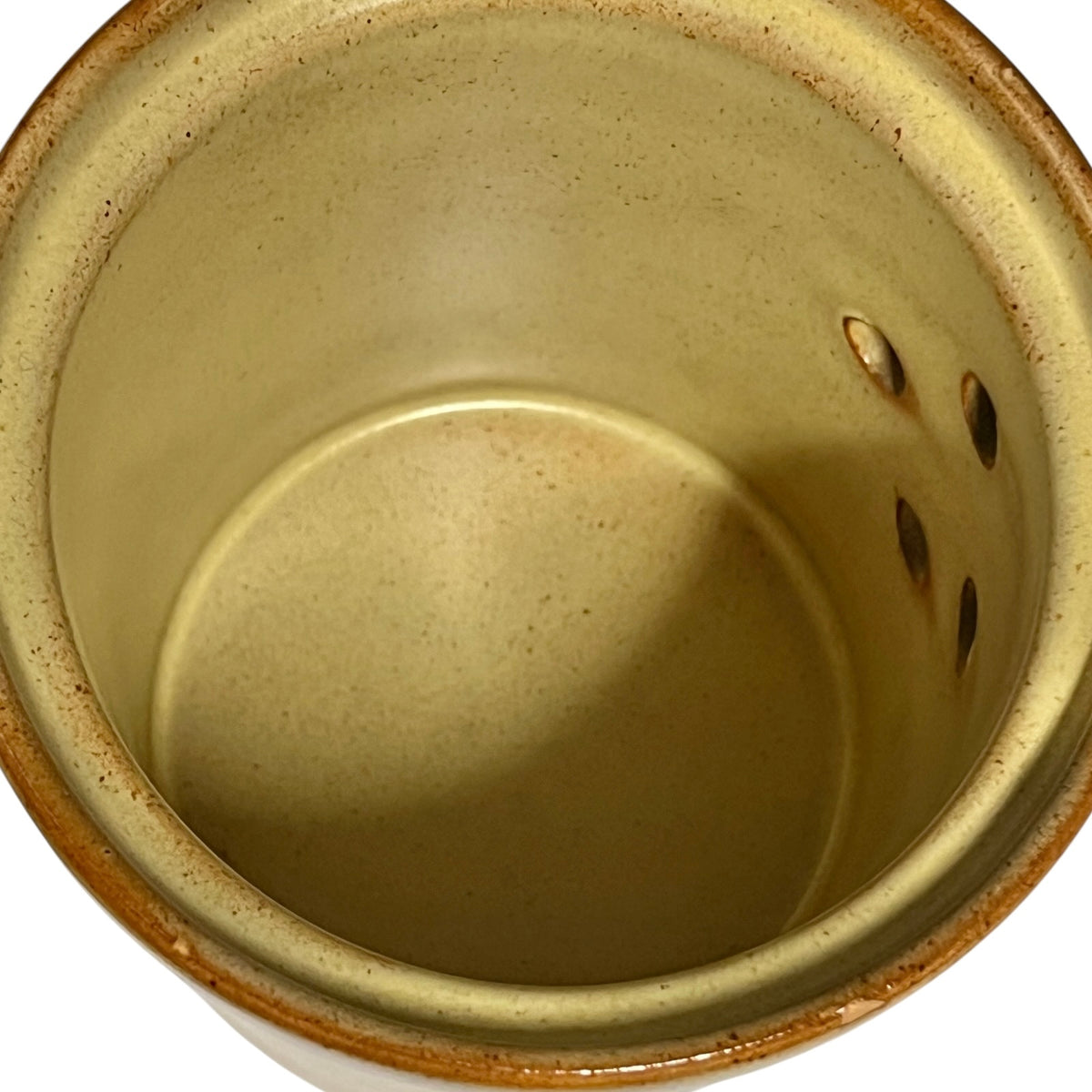 Vintage French Ceramic Onion Jar -  Kitchen Storage