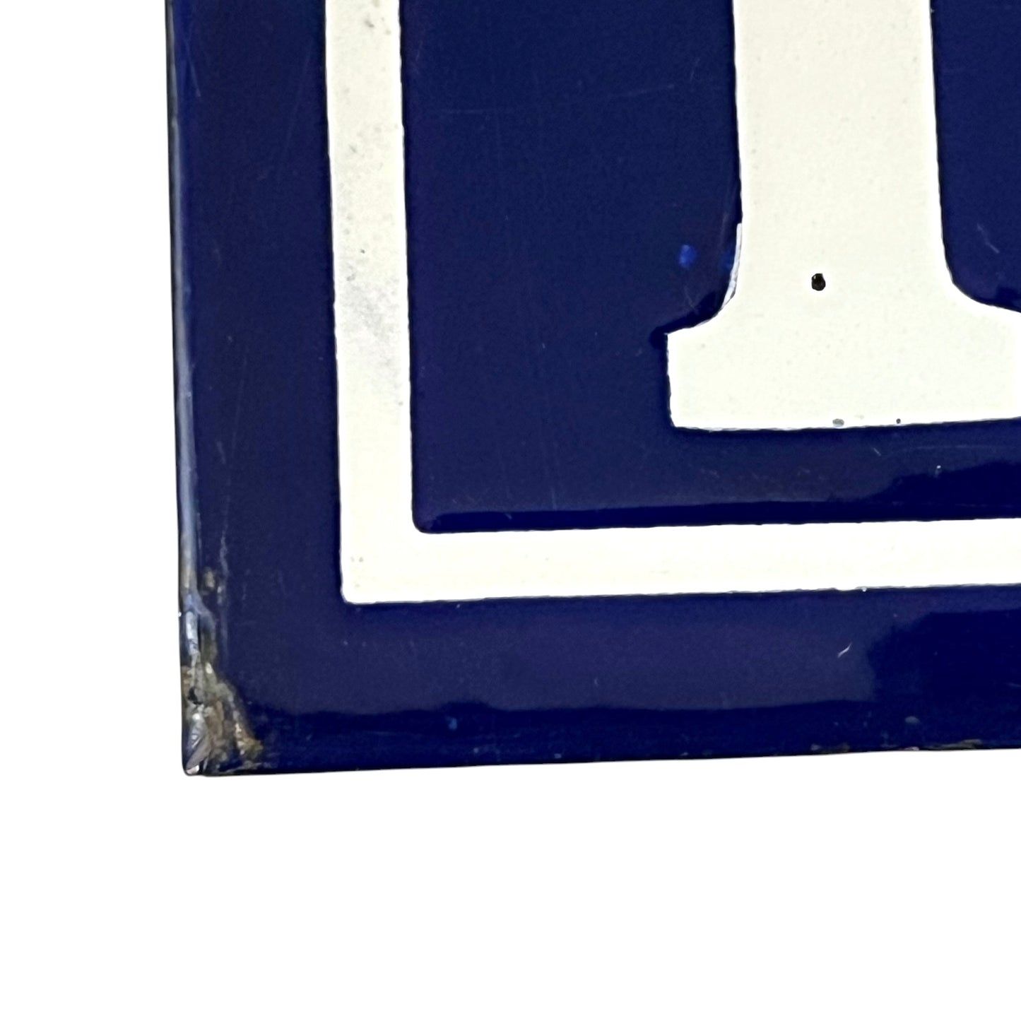 Vintage French Enamel House Number 131 – Original Door Plaque