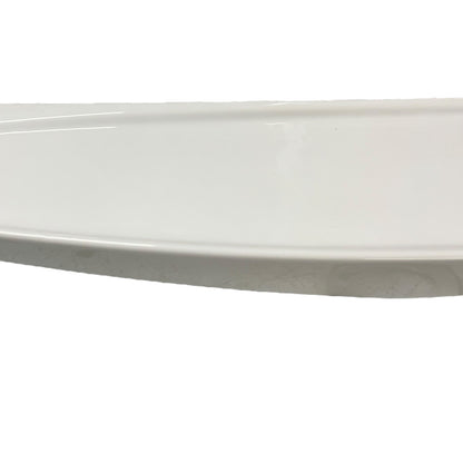 White ceramic shelf on a white background