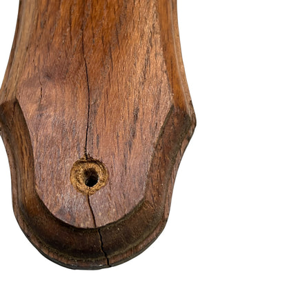 Vintage French Deer Hoof Taxidermy Coat Hooks | Rustic Hunting Wall Hooks