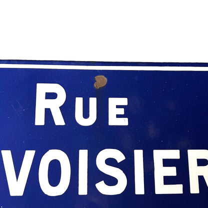 Extra large vintage French road sign