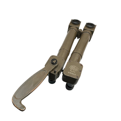WW2 military binoculars on a white background 