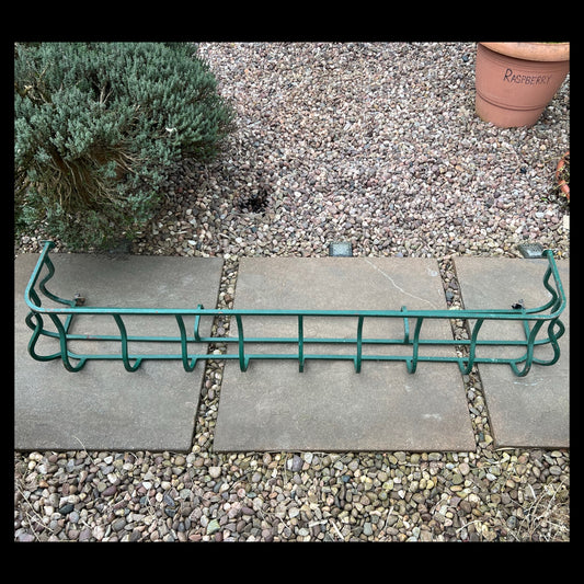 French vintage wrought iron XL window box, 2 available for sale by All Things French Store