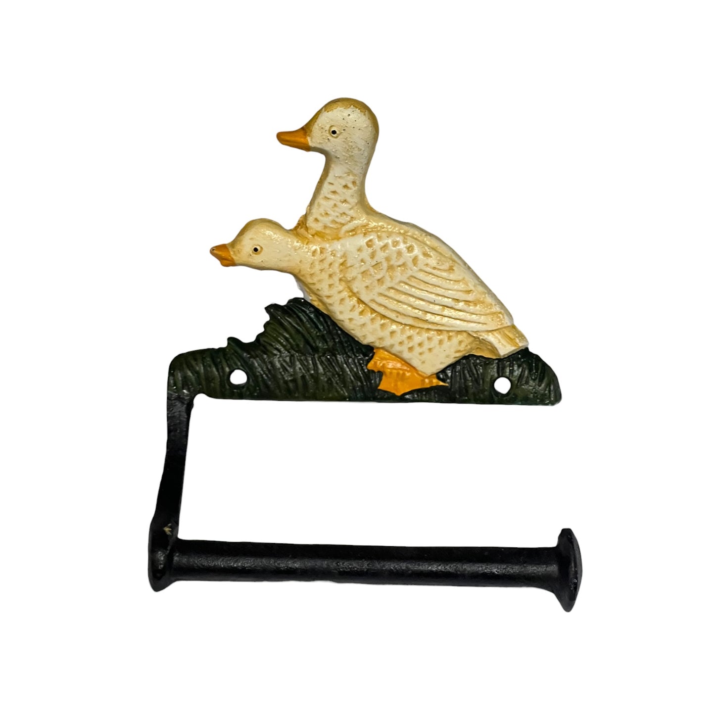 Cast Iron Goose Toilet Roll Holder | French Country Farmhouse Bathroom Decor