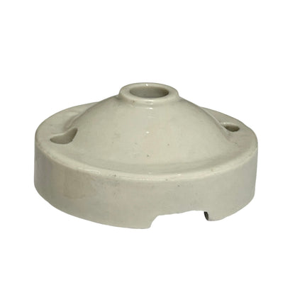 A  ceramic or porcelain electrical socket ceiling light cover, shown against a plain white background.