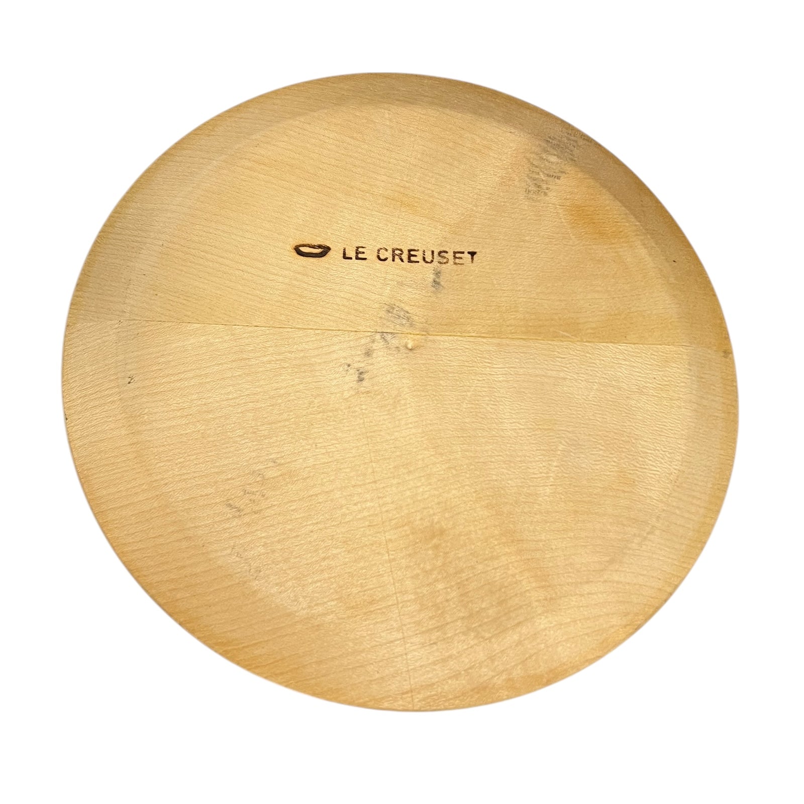 Le Creuset fondue wooden tray