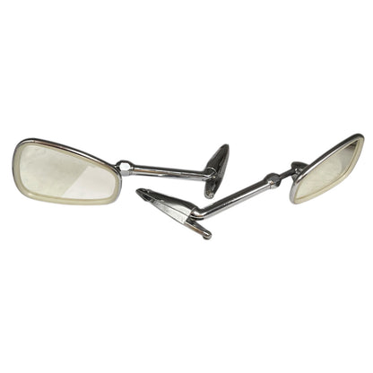 Pair of Rare Vintage Extending Chrome Car Mirrors – TP-RT III 77, Classic Towing Mirrors