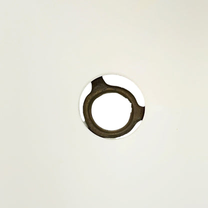 Inside view of a glass lampshade holder