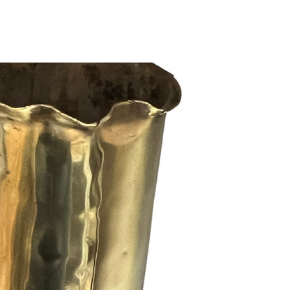 top rim of trench art vase