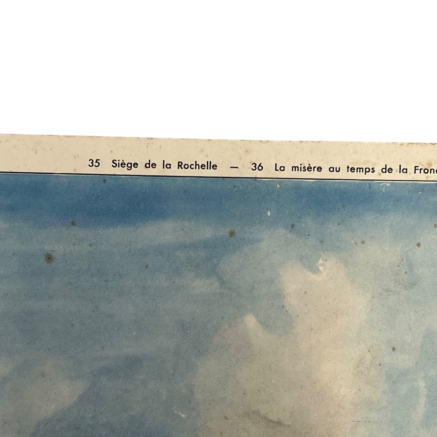 top of French school poster