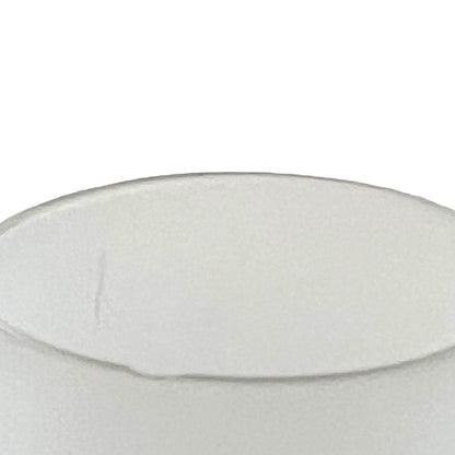 frosted glass chimney on a white background