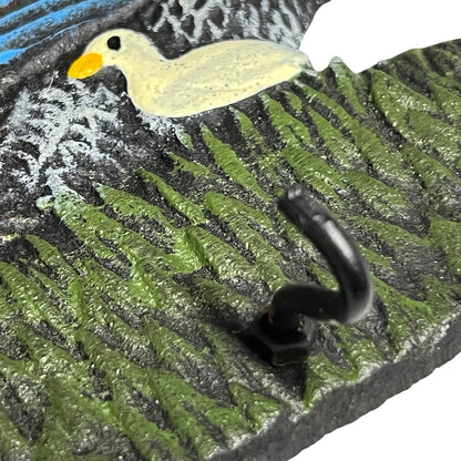 Vintage-Style Cast Iron Duck Wall Tea Towel Hooks or Key Hooks