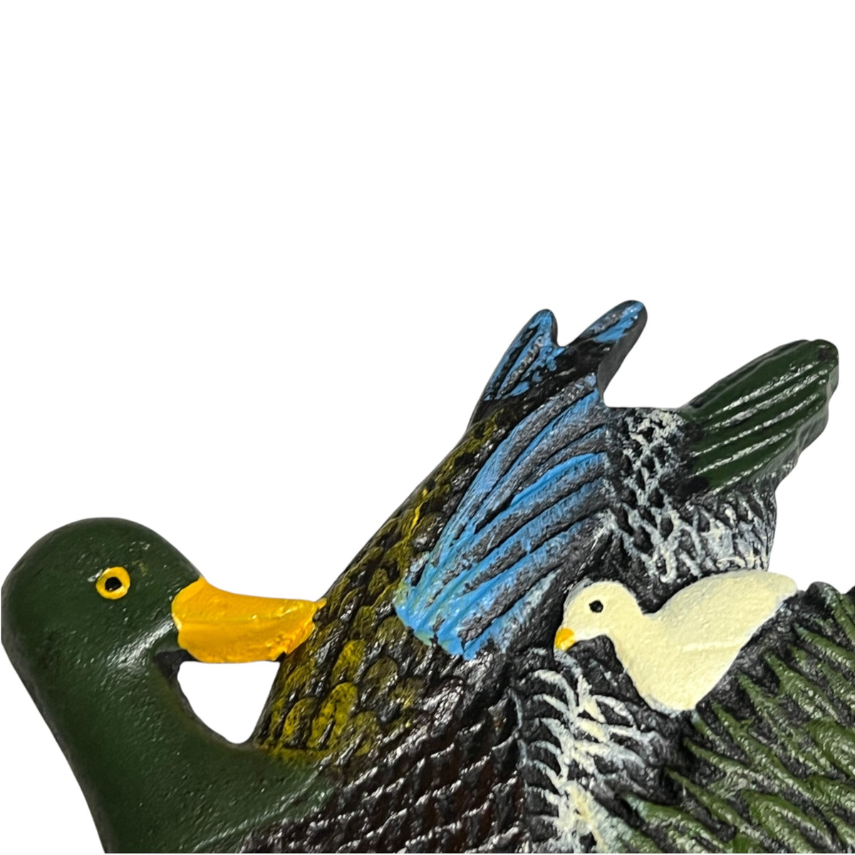 Vintage-Style Cast Iron Duck Wall Tea Towel Hooks or Key Hooks