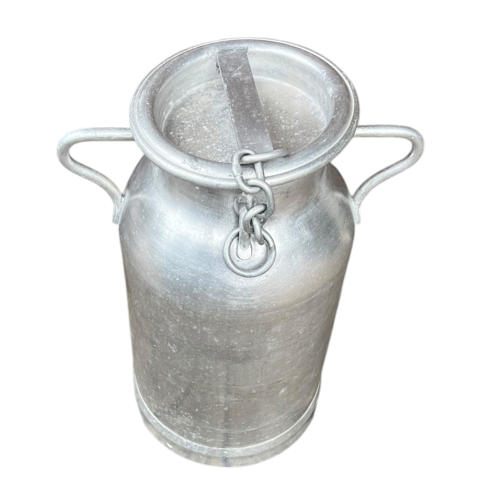 French vintage aluminium milk churn for sale from All Things French Store