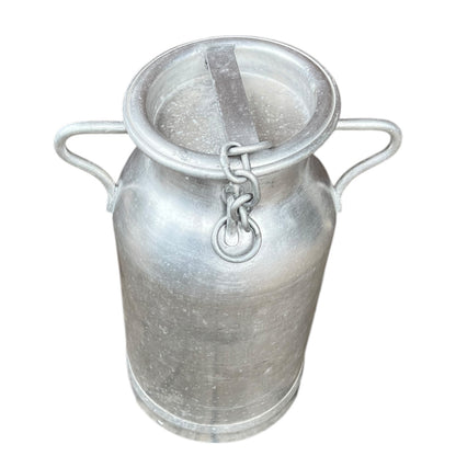 French vintage aluminium milk churn for sale from All Things French Store